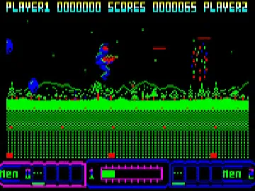 Cyborg Warriors (1991)(Superior) screen shot game playing